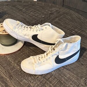 Nike Men's High-Top Sneakers - Cream and Black